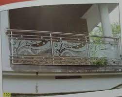 Silver Balcony Designer Stainless Steel