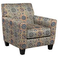 Choose from contactless same day delivery, drive up and more. Ashley Furniture Belcampo Accent Chair With Medallion Pattern Fabric Lindy S Furniture Company Upholstered Chairs