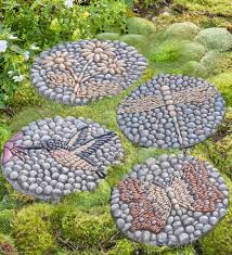 decorative stepping stone erfly