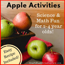 apple activities science and math fun