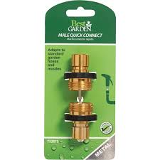 Garden Metal Male Quick Connect Connector