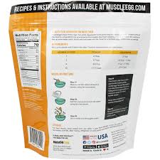 3 bags muscleegg whole egg powder cage
