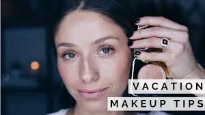 vacation skincare makeup tips the