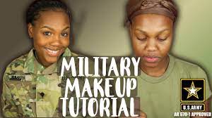 military makeup tutorial army fresh