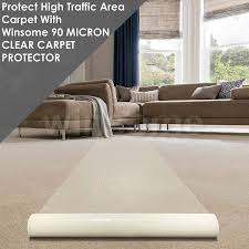 90 micron carpet protector roll self