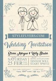 Wedding Invitation Psd Flyer Template