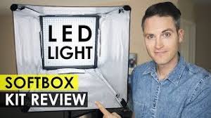 Led Softbox Lighting Kit Review Studiopro Softbox Lighting For Video Youtube