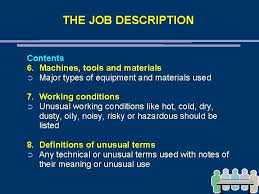 job ysis key concepts and skills