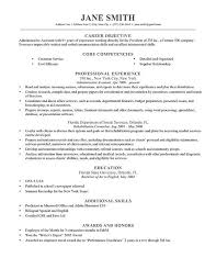 Cv Template Objective Resume Objective Examples Resume