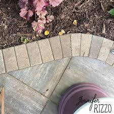 Paver Patio Design With Large Stone