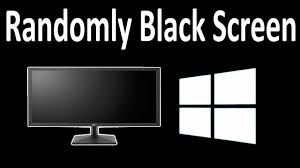 why does monitor keep going black