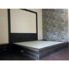 Teak Wood Wall Double Bed Length 6 5
