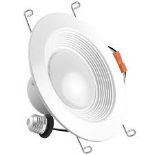 Luxrite 5 6 Inch Retrofit Led Recessed Lighting Fixture 15w 120w Equivalent 4000k Cool White Energy Star 1200 Lumens Baffle Trim Dimmable Led Downlight Ul Listed Damp Rated 1 Piece Walmart Com Walmart Com