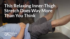 this relaxing inner thigh stretch does