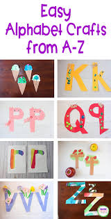 letter crafts for pre k kindergarten