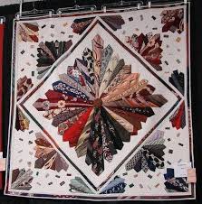 how to use men s silk ties in quilts
