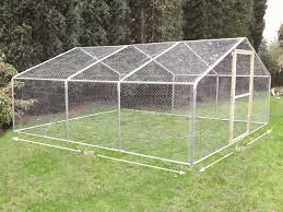 Although chicken wire gets its name from the original use of protecting poultry, it's a versatile fencing material you can use in many situations. Chicken Run 6m X 6m Wide Enclosure Walk In Gardenlifedirect