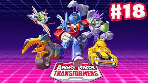 Angry Birds Transformers - Gameplay Walkthrough Part 18 - Grey Slam  Grimlock Rescued! (iOS)