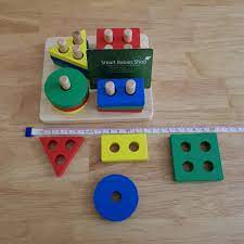 Combo 7 món đồ chơi thông minh cho bé câu cá phân biệt màu sắc hình dạng  chơi thả hình xếp chồng và nhiều kỹ năng khác - Đồ chơi học tập