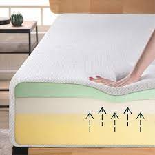 short queen memory foam rv mattress
