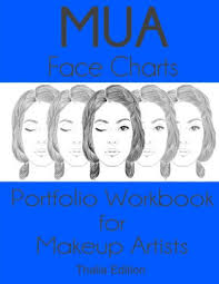 Mua Face Charts Portfolio Workbook For Makeup Artists Thalia Edition Paperback