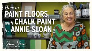 how to paint floors with chalk paint