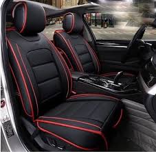 Red Seat Covers For Cars Universal Leather