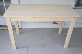 Simple Easy Diy Wood Desk For 45