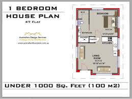 47 35 M2 1 Bedroom House Plan 1 Bedroom
