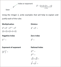 Indices And Index Equations