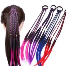 Us 0 7 20 Off Brand New Women Ladies Braided Synthetic Hair Plaited Plait Elastic Headband Hairband Wig Vogue Cool Colorful Artificial Braids In