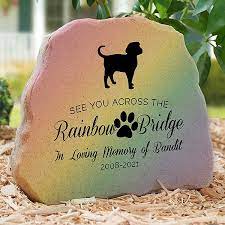 Rainbow Bridge Dog Breed Memorial