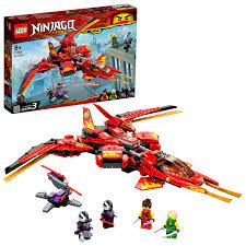 LEGO 71704 NINJAGO Legacy Kai Fighter Toy Jet Playset with Nindroid Action  Figures,513 Pieces,Multicolor : Amazon.in: Toys & Games