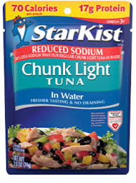 reduced sodium chunk light tuna in
