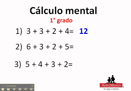 Ejercicios matematicos secundaria matematicas 1 secundaria. Calculo Mental 1 De Primaria Youtube