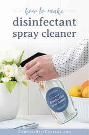 diy disinfectant spray natural