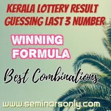 Www Kerala Lottery Result Today Last 3 Numbers