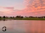 Beautiful Sunset At Bogart Executive Golf Course In The Villages ...