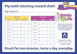 Dpl043 Darwenside Dental Reward Chart Creativeworld