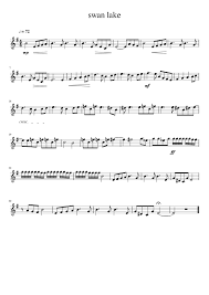 *these were created using midi with the first violin part removed. Swan Lake Sheet Music For Violin Solo Musescore Com