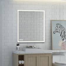 How do you mount chrome vanity mirrors? Vanity Mirrors Bathroom Mirrors The Home Depot