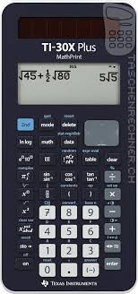 ti 30x plus mathprint calculator ch