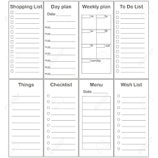 Planner 2019 Set In Simple Style Schedule Templates For School