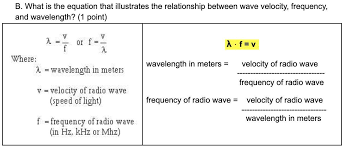 Wave Velocity Frequency