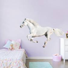Fathead White Horse Large Wall Decal