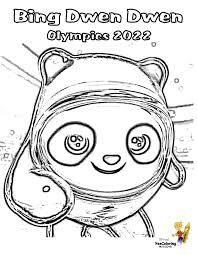 Teach your child how to identify colors and numbers and stay within the lines. Olympics Mascot Coloring Pages 28 Free Olympic Flags Torches