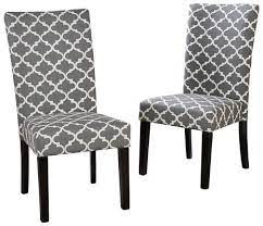 Dining chairs don't just have to look good, but should feel good, too. Christopher Knight Home Aurora Fabric Geometric Print Dining Chair Set Of 2 Ad Fabric Dining Chairs Dining Chairs Dining Chair Set