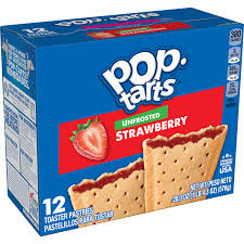 unfrosted strawberry pop tarts