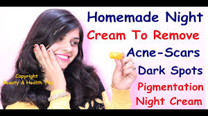 homemade night cream to remove acne