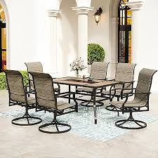 Swivel Outdoor Dining Chairs